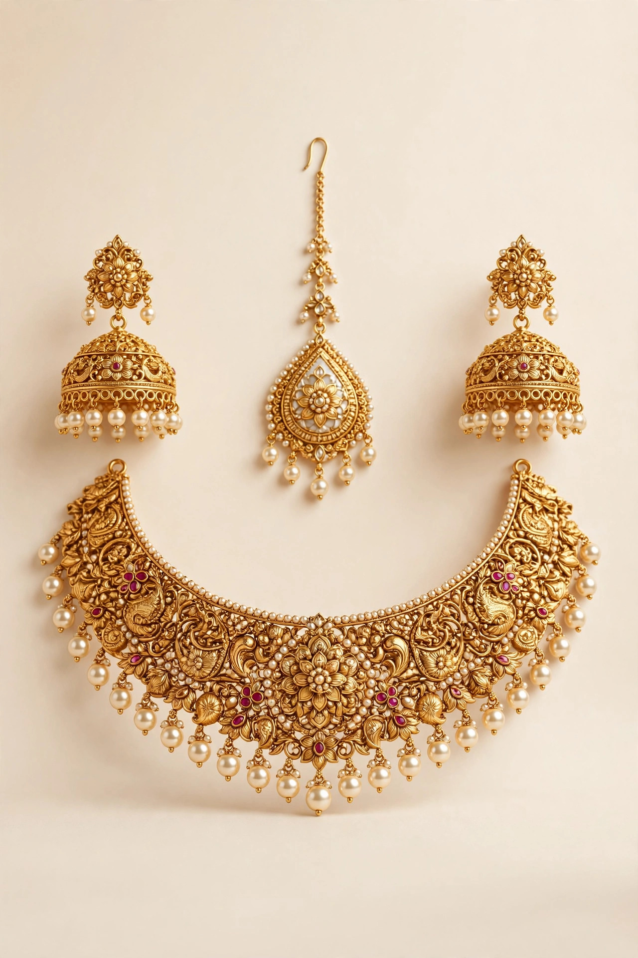 21K Dulhan Set in 21K gold