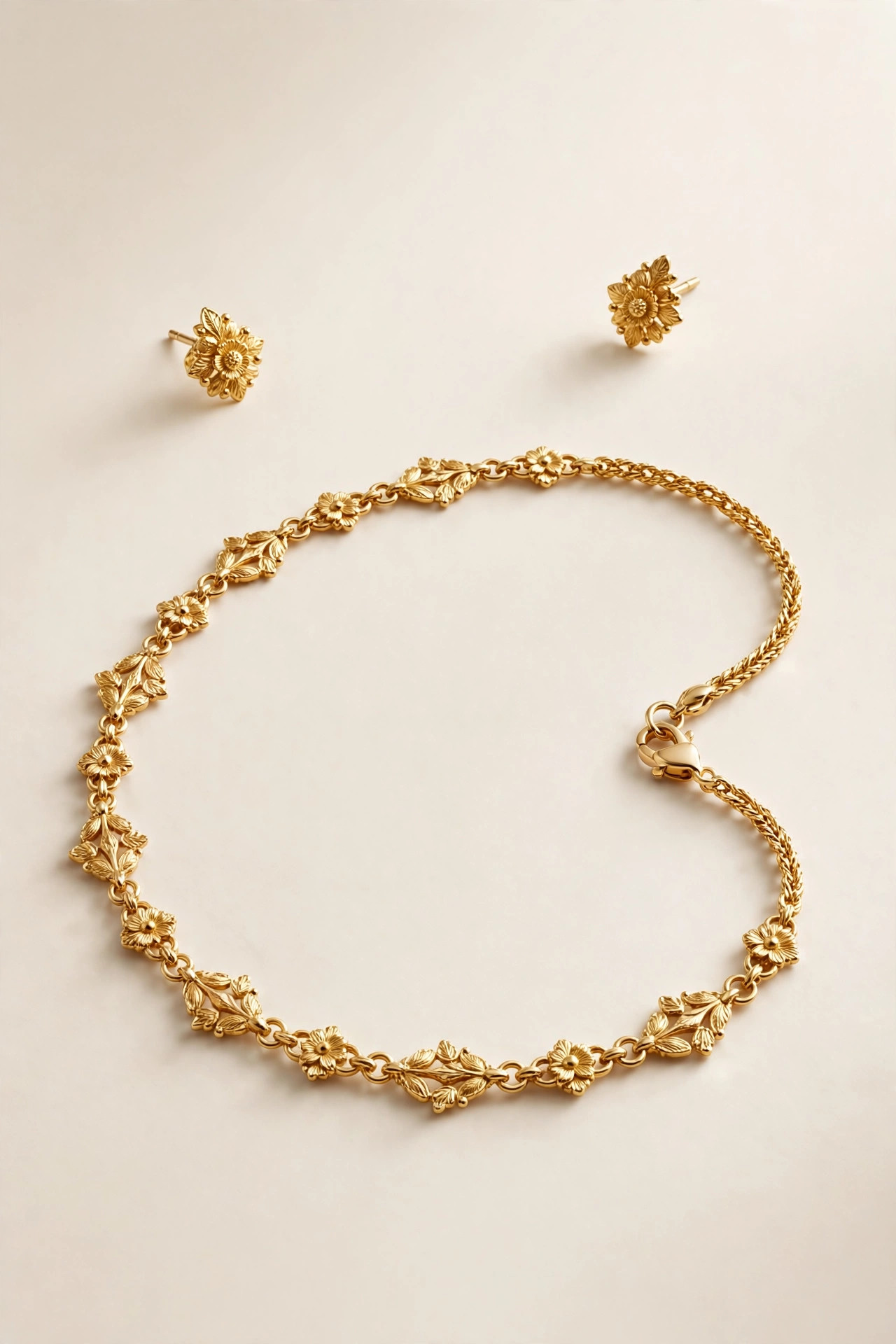22K Necklace Set in 22K gold