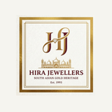 Hira Jewellers logo, HJ monogram with gold heritage frame